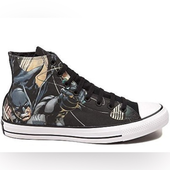 CONVERSE YOUTH BATMAN SHOES - Picture 1 of 11